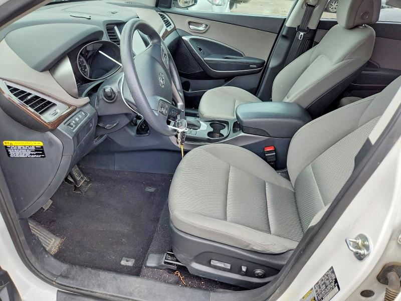 2017 Hyundai Santa fe VIN KM8SMDHF4HU228239 COPART salvage auction — NORMAL WEAR, PA - CERT OF TITLE, sold $3,100 on 2026-07-31 (photo 7)