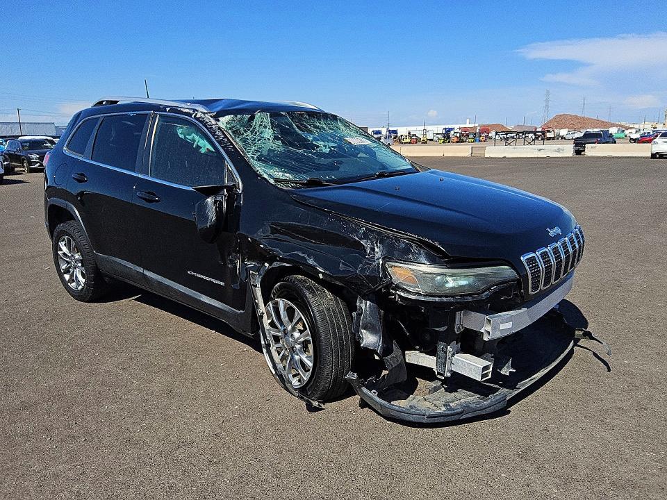 2019 Jeep Cherokee VIN 1C4PJLLB6KD267200 COPART salvage auction — FRONT END, Az - Certificate Of Title, sold $175 on 2026-07-28 (photo 4)