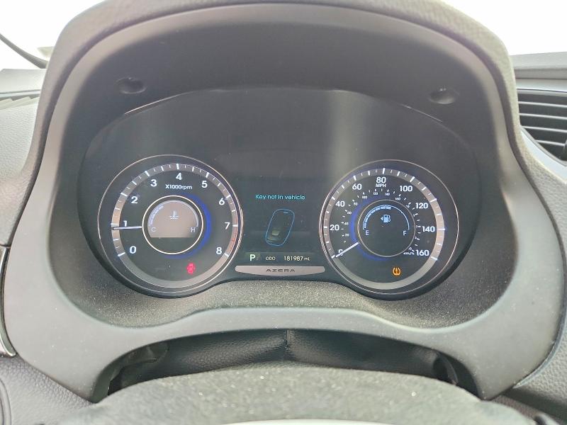 2014 Hyundai Azera VIN KMHFH4JG6EA413818 COPART salvage auction — MINOR DENT/SCRATCHES, Ut - Dealer Only Clean Title, sold $150 on 2026-09-22 (photo 9)