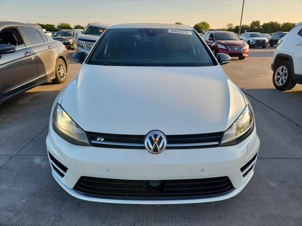 2017 Volkswagen Golf VIN WVWWF7AU2HW133242 COPART salvage auction — NORMAL WEAR, Tx - Certificate Of Title, sold $7,600 on 2026-07-23 (photo 5)