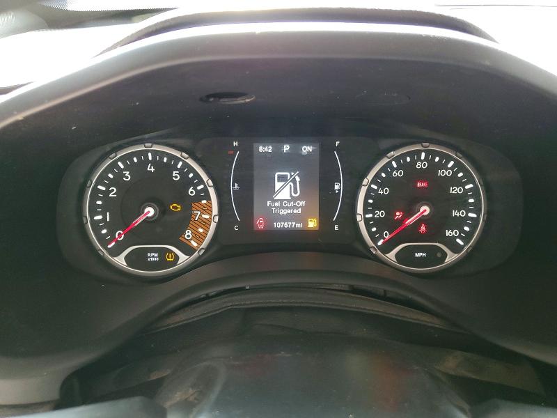 2020 Jeep Renegade VIN ZACNJAAB4LPL72543 COPART salvage auction — MECHANICAL, AZ - CERTIFICATE OF TITLE, sold $175 on 2026-07-29 (photo 9)