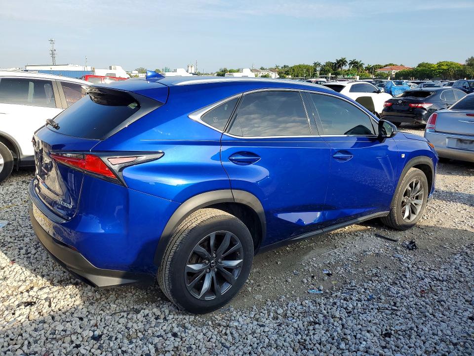 2018 Lexus Nx VIN JTJYARBZ4J2106941 COPART salvage auction — MINOR DENT/SCRATCHES, Fl - Certificate Of Title, sold $2,250 on 2026-07-31 (photo 3)