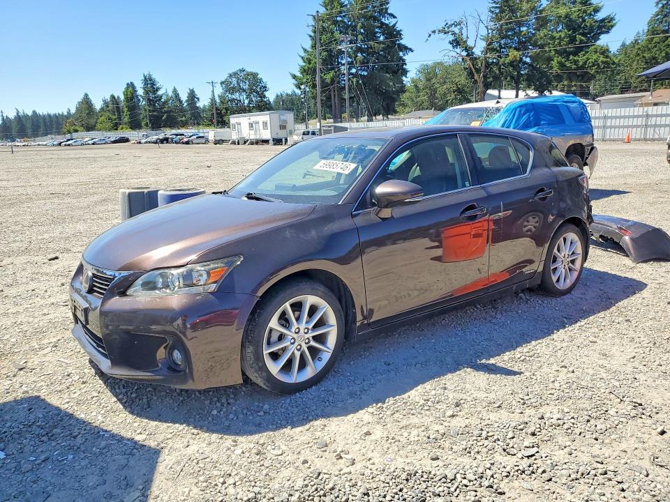 2012 Lexus Ct VIN JTHKD5BH3C2111484 COPART salvage auction — REAR END, Wa - Bill Of Sale, sold $1,750 on 2026-07-31 (photo 1)