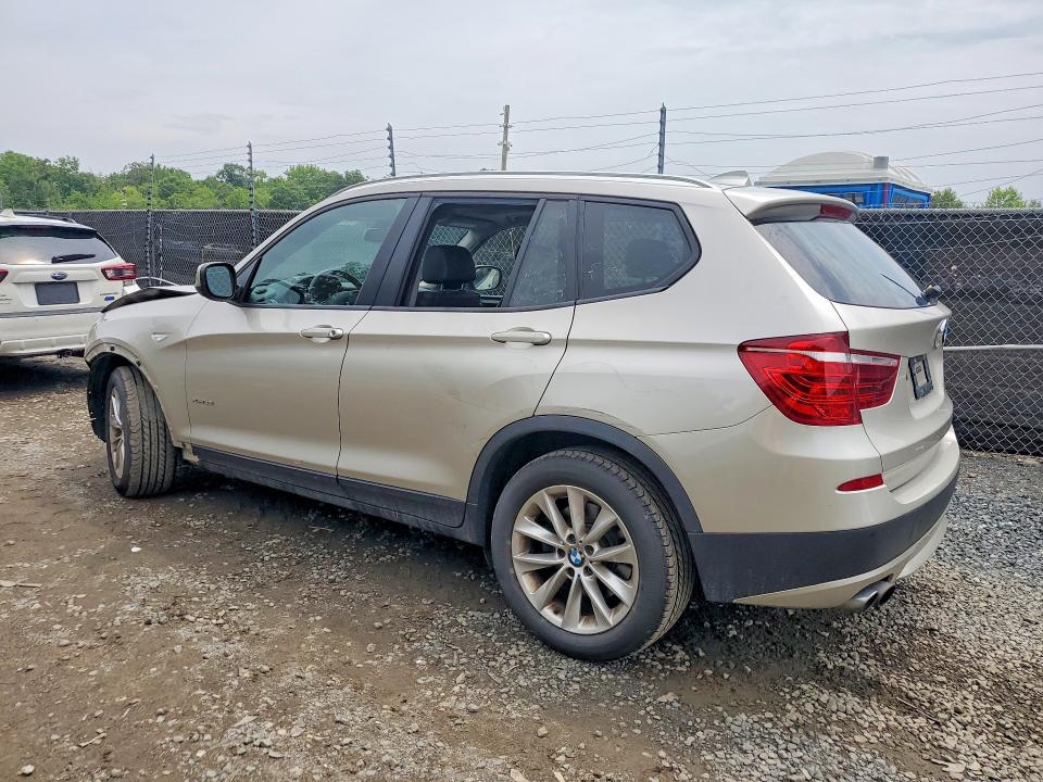 2014 BMW X3 VIN 5UXWX9C55E0D41419 COPART salvage auction — FRONT END, Md - Cert Of Salvage < 75% Damage, sold $925 on 2026-07-28 (photo 2)