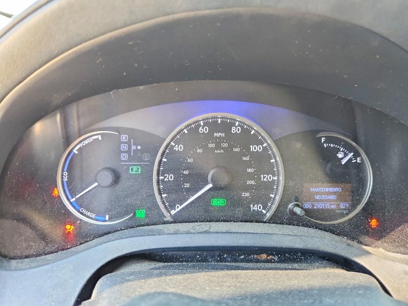2015 Lexus Ct 200 VIN JTHKD5BH8F2225534 COPART salvage auction — FRONT END, Ca - Salvage Certificate, sold $3,550 on 2026-07-30 (photo 9)