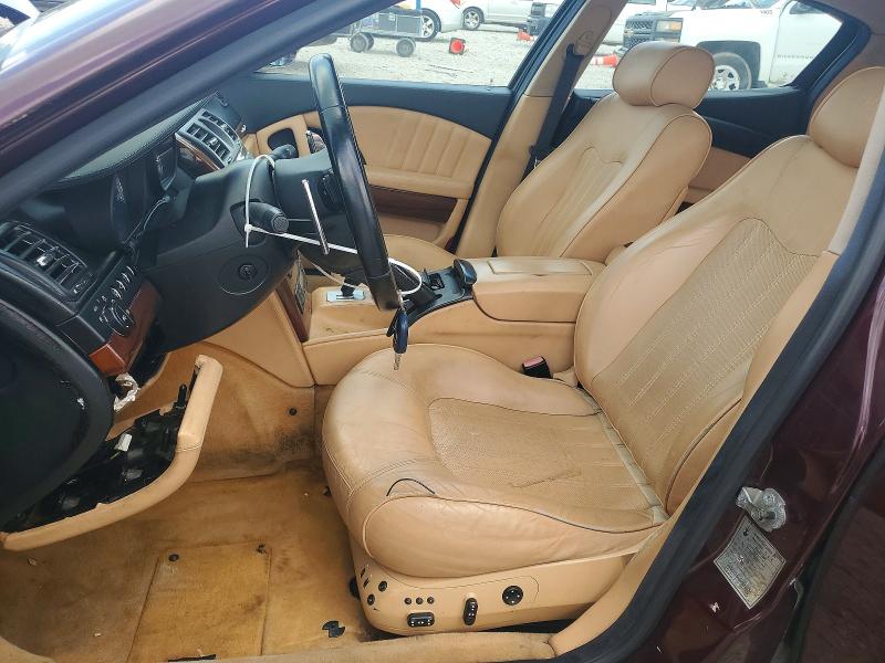 2005 Maserati Quattroporte VIN ZAMCE39A050018478 COPART salvage auction — MINOR DENT/SCRATCHES, OH - CERTIFICATE OF TITLE, sold $450 on 2026-07-28 (photo 7)