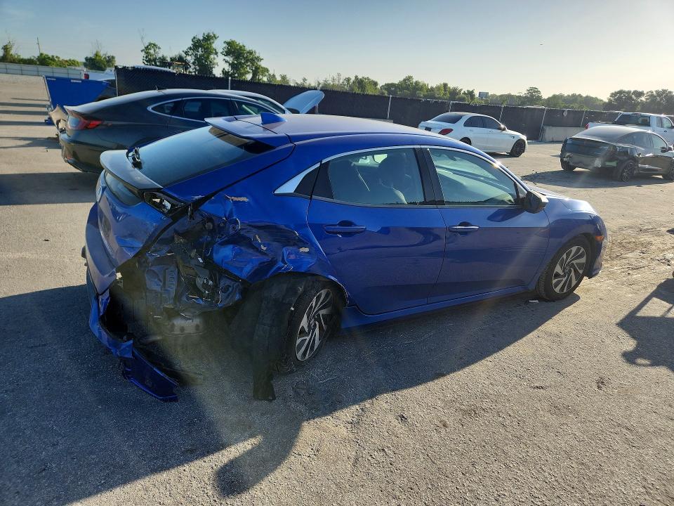 2018 Honda Civic VIN SHHFK7H34JU230993 COPART salvage auction — UNDERCARRIAGE, Fl - Certificate Of Destruction, sold $1,200 on 2026-07-23 (photo 3)