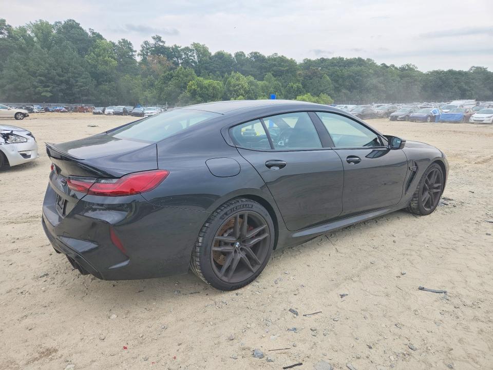 2024 BMW M8 VIN WBSGV0C03RCP95948 COPART salvage auction — WATER/FLOOD, Salvage Title, sold $47,500 on 2026-09-15 (photo 3)