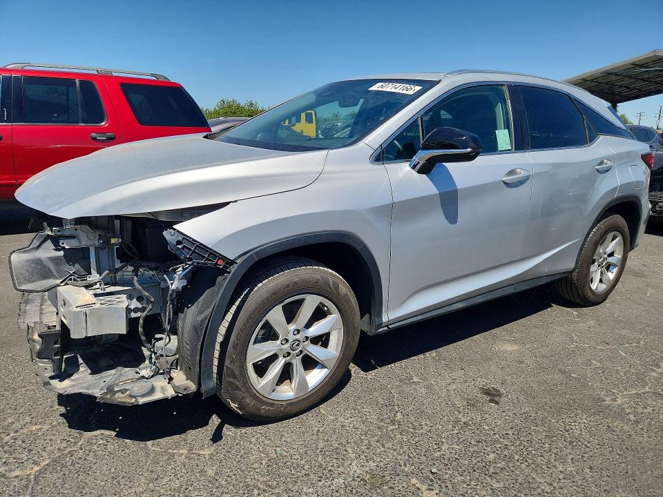 2018 Lexus Rx VIN 2T2ZZMCA5JC115642 COPART salvage auction — FRONT END, Ca - Salvage Certificate, sold $7,800 on 2026-07-27 (photo 1)