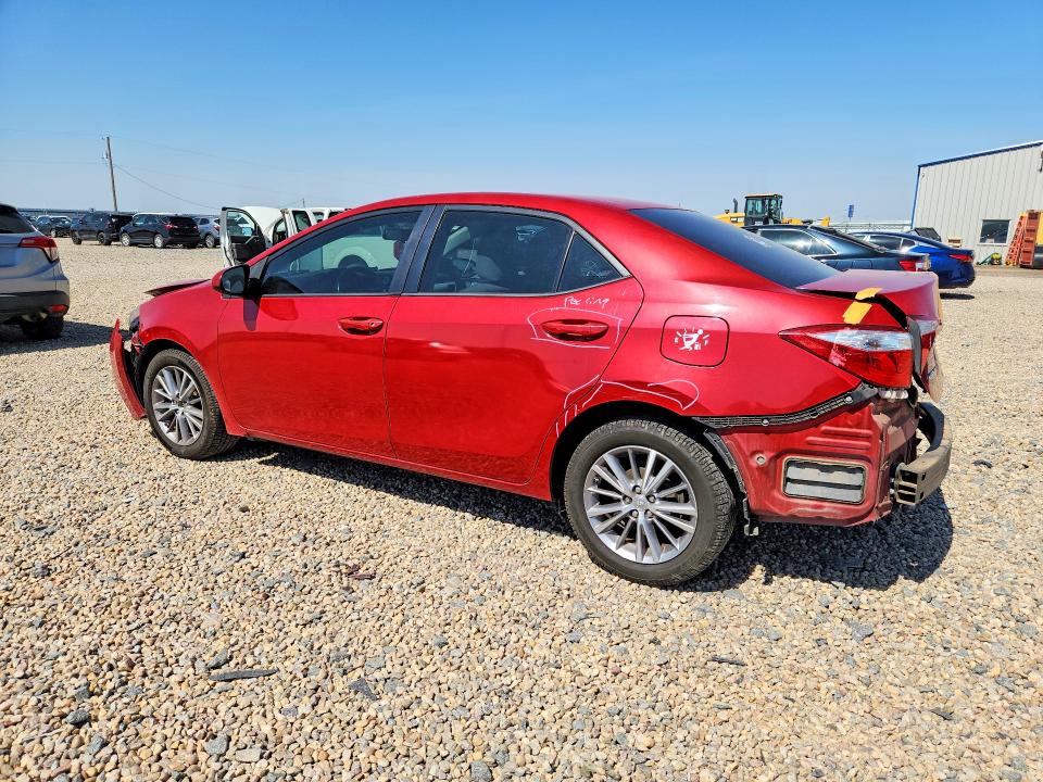 2014 Toyota Corolla VIN 5YFBURHE3EP040197 COPART salvage auction — FRONT END, Tx - Salvage Vehicle Title, sold $2,850 on 2026-07-14 (photo 2)