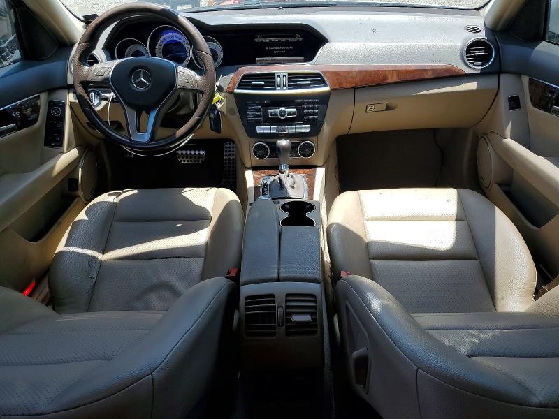 2013 Mercedes-benz C-klasse VIN WDDGF4HB4DA851587 COPART salvage auction — SIDE, Ca - Dis/Dlr/Exp Only Clean Title, sold $1,200 on 2026-08-07 (photo 8)