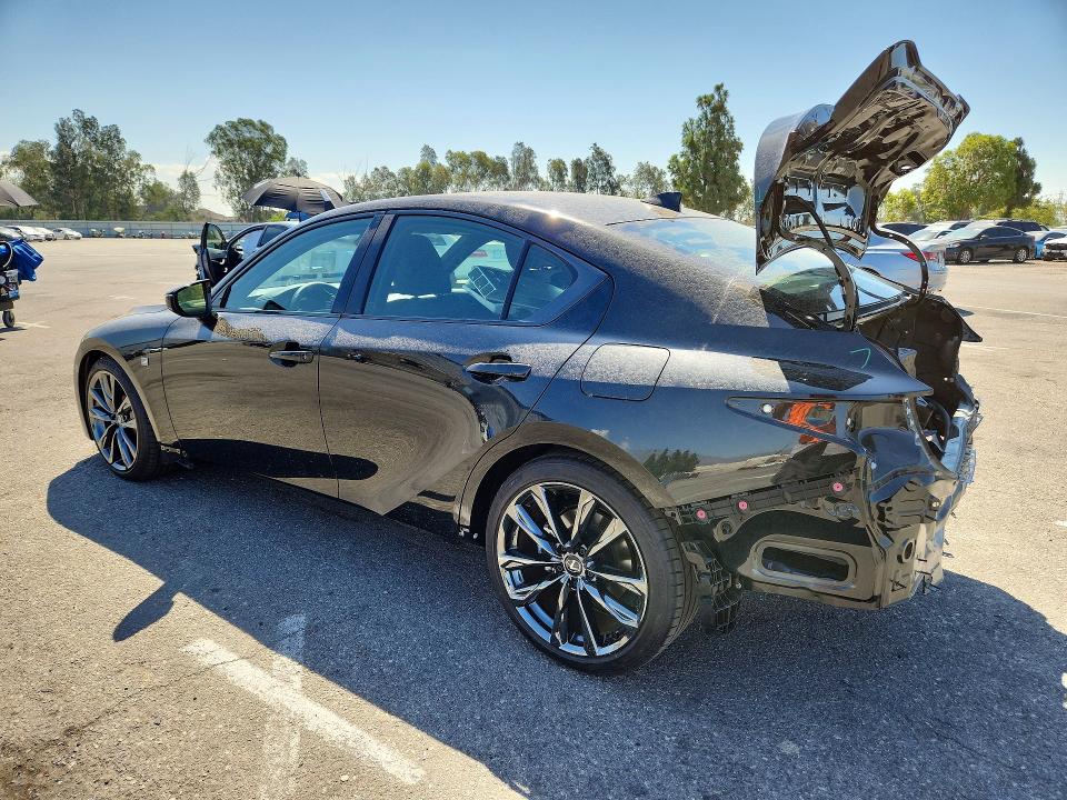 2025 Lexus Is VIN JTHGZ1B2XS5087550 COPART salvage auction — REAR END, Ca - Salvage Certificate, sold $19,200 on 2026-09-25 (photo 2)