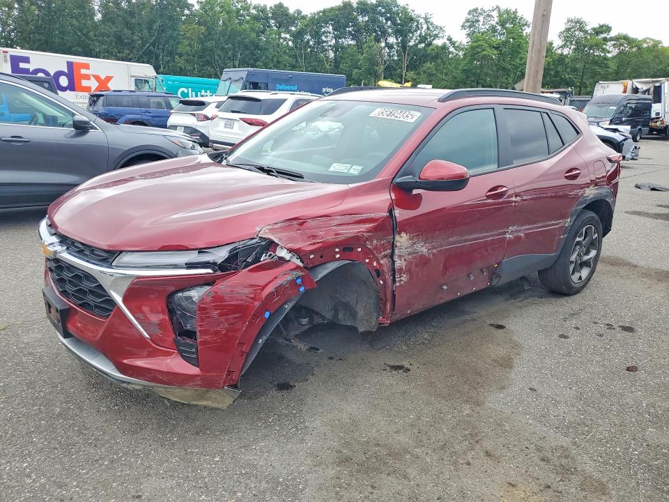 2025 Chevrolet Trax VIN KL77LHEP9SC259529 COPART salvage auction — FRONT END, Ny - Certificate Of Title, sold $10,100 on 2026-07-20 (photo 1)