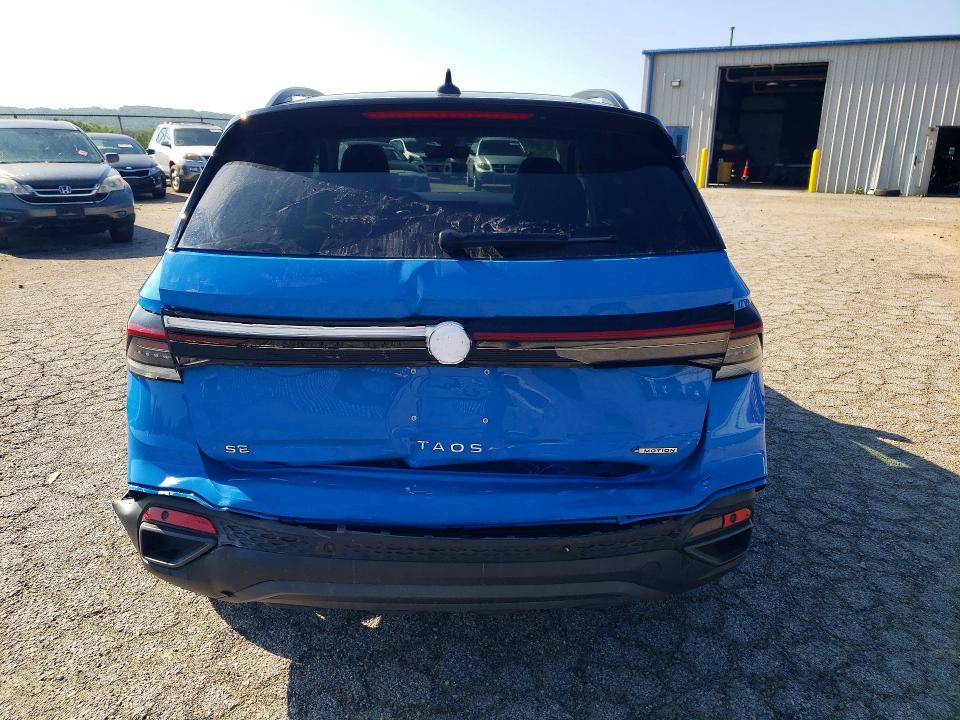 2025 Volkswagen Taos VIN 3VV2C7B24SM077107 COPART salvage auction — REAR END, Va - Cert Of Title - Salvage, sold $14,100 on 2026-08-21 (photo 6)