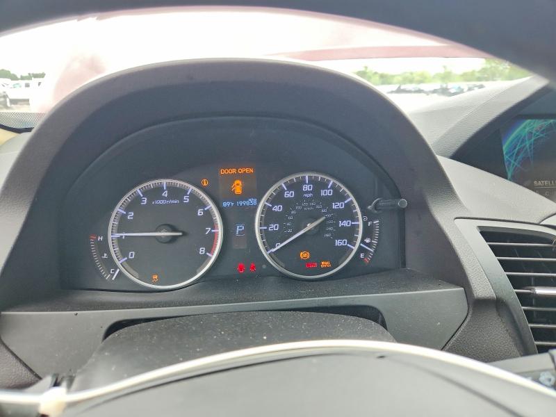2014 Acura Rdx VIN 5J8TB4H54EL001724 COPART salvage auction — FRONT END, Il - Salvage Certificate, sold $200 on 2026-08-03 (photo 9)