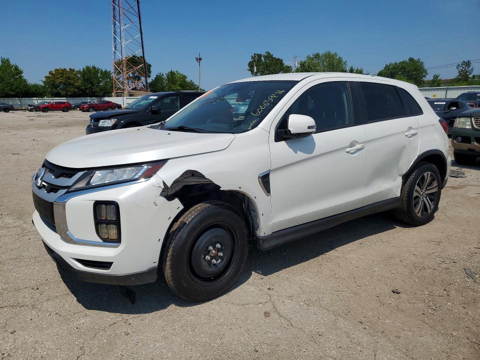 2021 Mitsubishi Outlander VIN JA4ARUAU4MU010199 COPART salvage auction — FRONT END, IL - CERTIFICATE OF TITLE, sold $2,550 on 2026-07-27 (photo 1)