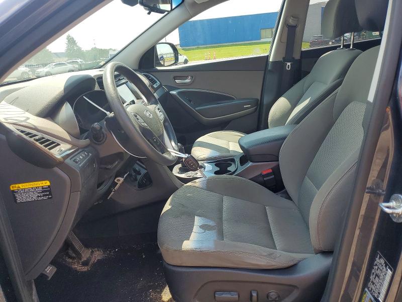 2017 Hyundai Santa fe VIN KM8SMDHF8HU231208 COPART salvage auction — FRONT END, Mi - Dealer Only Clean Title, sold $1,400 on 2026-07-28 (photo 7)