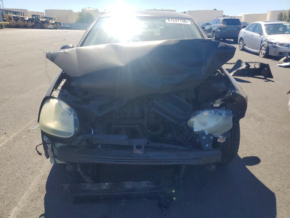 2009 Volkswagen Rabbit VIN WVWDB71K49W140700 COPART salvage auction — FRONT END, CA - SALVAGE CERTIFICATE, sold $50 on 2026-07-22 (photo 5)