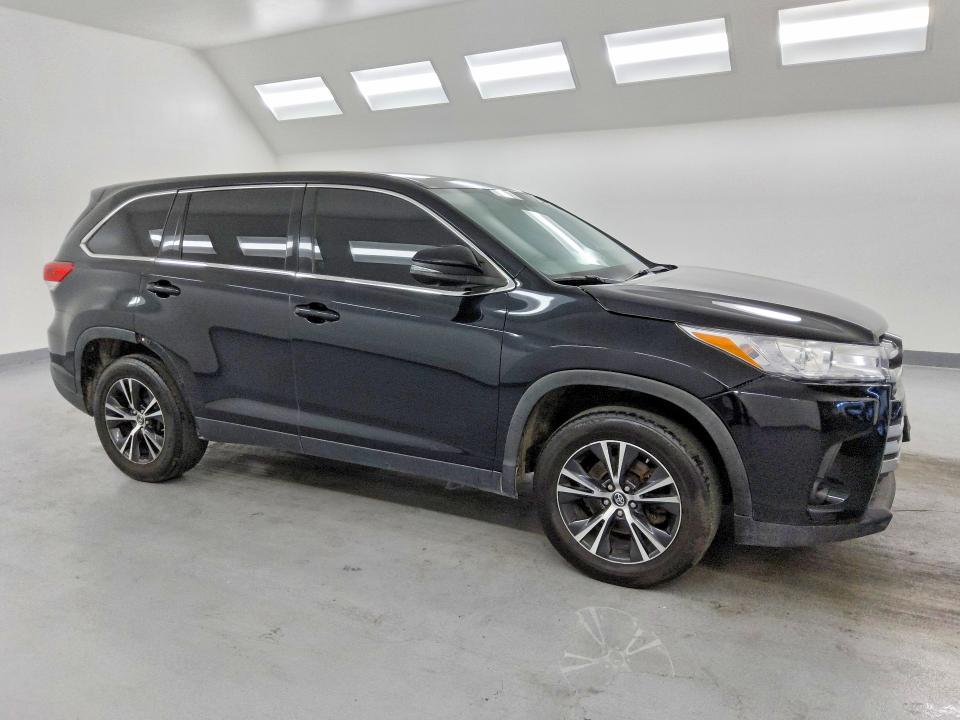 2019 Toyota Highlander VIN 5TDZARFH7KS056426 COPART salvage auction — FRONT END, Ca - Certificate Of Title, sold $2,750 on 2026-07-28 (photo 4)