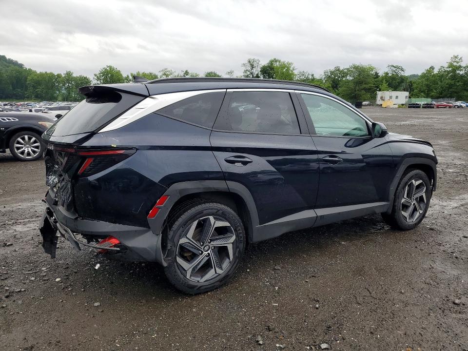 2024 Hyundai VIN KM8JCCD16RU217442 COPART salvage auction — REAR END, Ny - Mv-907A Salvage Certificate, sold $9,400 on 2026-07-09 (photo 3)