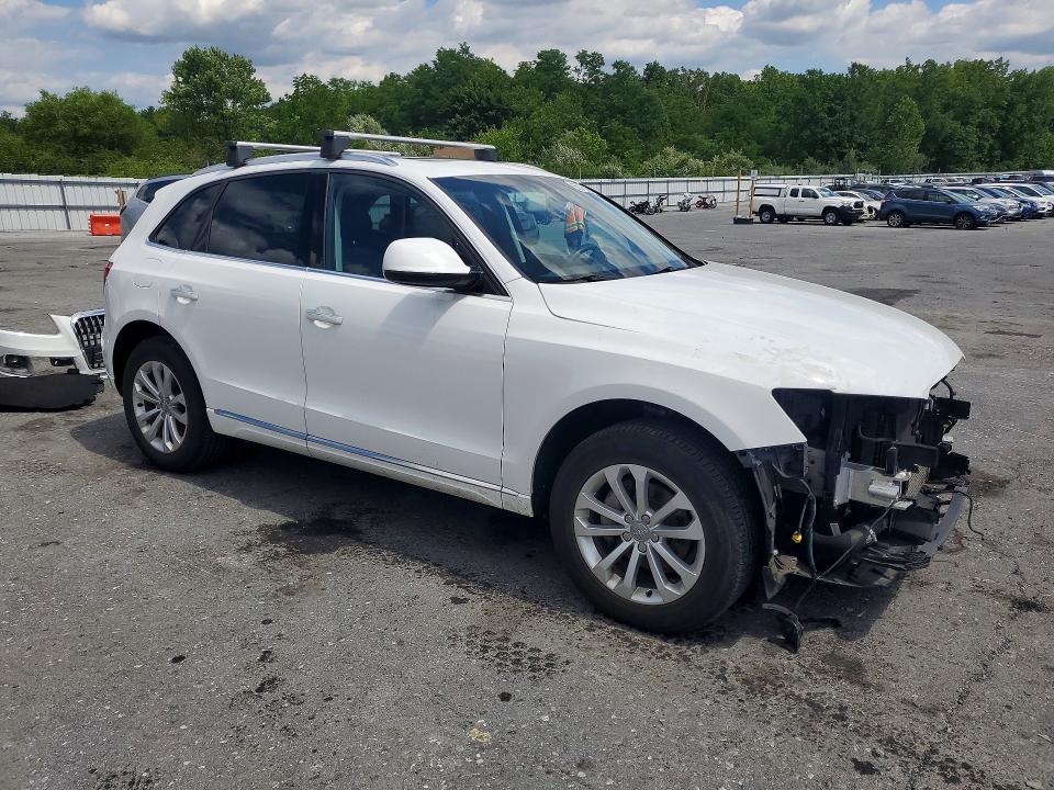 2016 Audi Q5 VIN WA1L2AFP6GA079061 COPART salvage auction — FRONT END, Pa - Certificate Of Salvage, sold $4,200 on 2026-07-14 (photo 4)