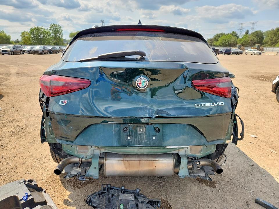 2021 Alfa romeo Stelvio VIN ZASPAKBNXM7D00195 COPART salvage auction — FRONT END, Il - Junking Cert Of A Vehicle, sold $6,600 on 2026-08-18 (photo 6)
