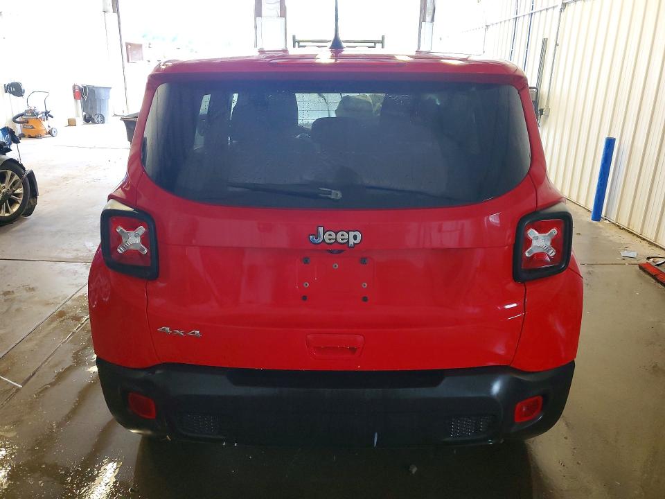 2020 Jeep Renegade VIN ZACNJBAB7LPL85793 COPART salvage auction — FRONT END, Pa - Certificate Of Salvage, sold $950 on 2026-08-05 (photo 6)