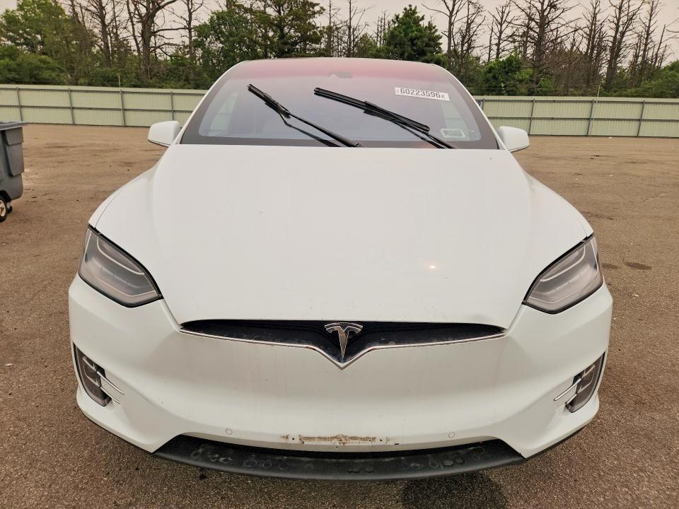 2016 Tesla Model x VIN 5YJXCBE28GF013425 COPART salvage auction — SIDE, Ny - Mv-907A Salvage Certificate, sold $6,600 on 2026-07-20 (photo 5)