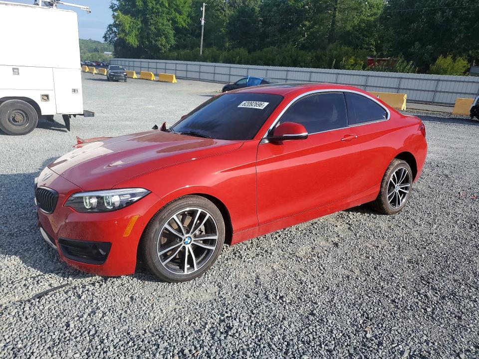 2020 BMW 2er VIN WBA2J1C08L7F74350 COPART salvage auction — SIDE, Nc - Salvage Certificate Of Title, sold $6,900 on 2026-08-13 (photo 1)