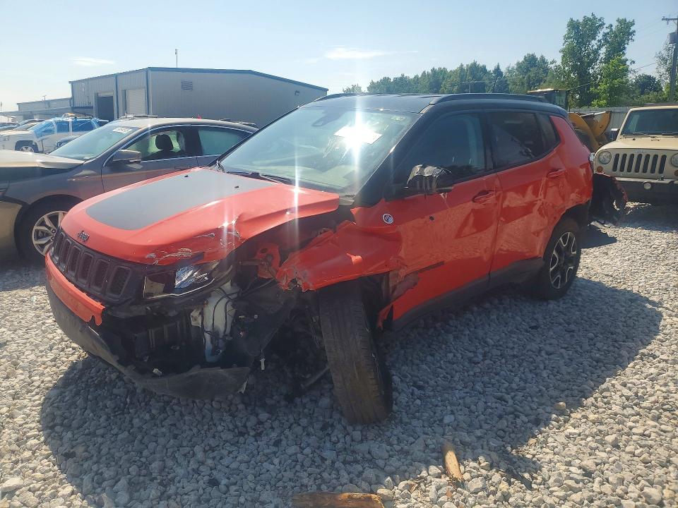 2021 Jeep Compass VIN 3C4NJDDB0MT545260 COPART salvage auction — SIDE, Mi - Cert Of Title-Salvage Vehicle, sold $1,100 on 2026-08-15 (photo 1)