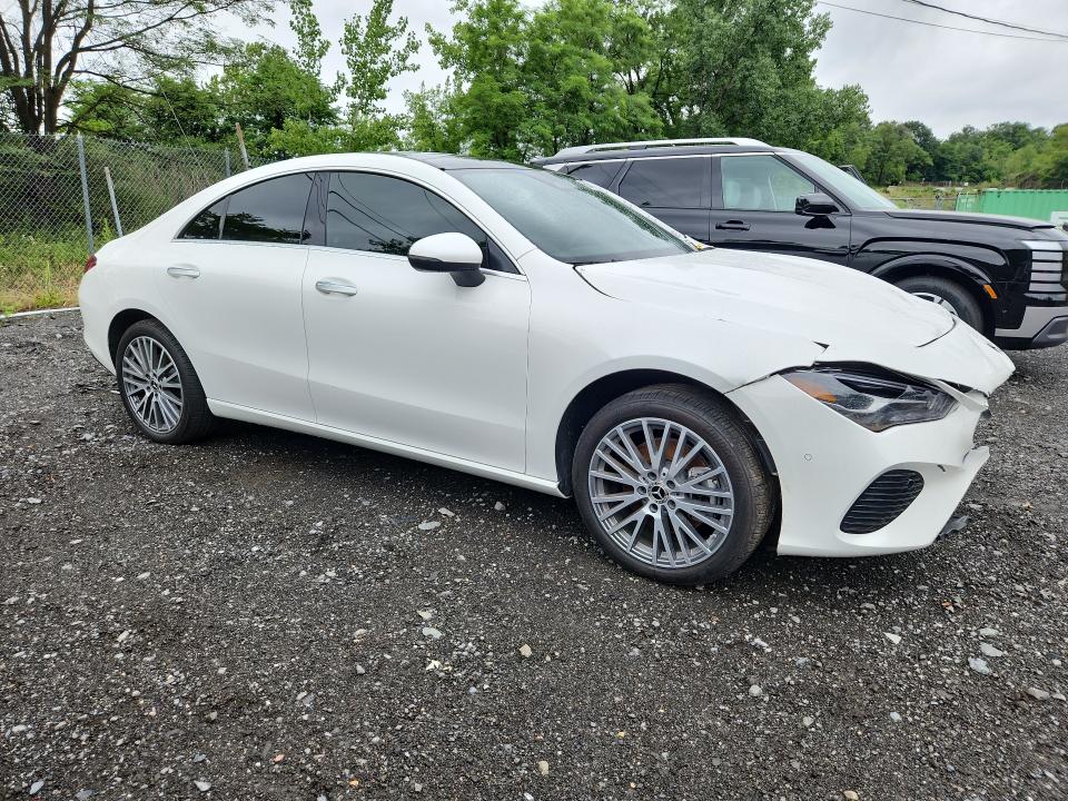 2026 Mercedes-benz Cla-klasse VIN W1K5J4GB3TN565034 COPART salvage auction — FRONT END, Salvage Title, sold $12,000 on 2026-07-14 (photo 4)