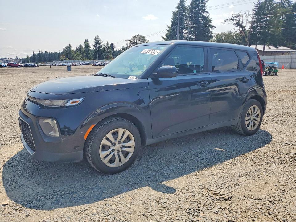 2020 Kia Soul VIN KNDJ23AU2L7052498 COPART salvage auction — REAR END, Salvage Title, sold $175 on 2026-07-28 (photo 1)