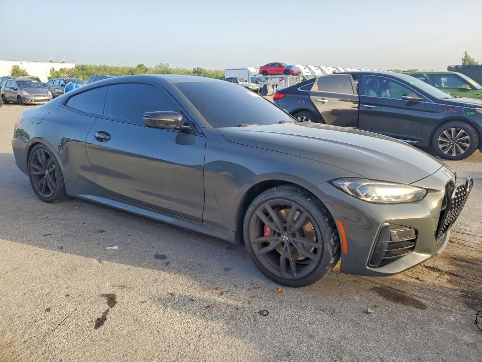 2021 BMW M4 VIN WBA13AR06MCG10705 COPART salvage auction — FRONT END, Fl - Cert Of Title Slvg Rebuildable, sold $21,100 on 2026-08-18 (photo 4)