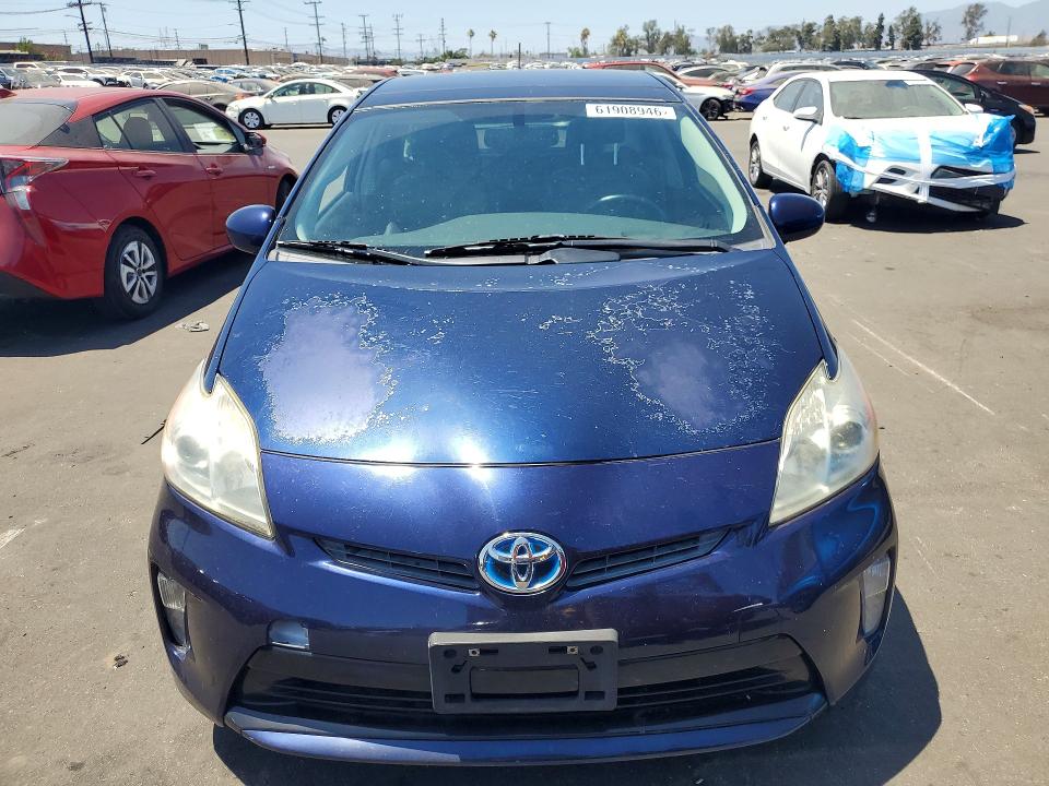 2012 Toyota Prius VIN JTDKN3DU2C1527979 COPART salvage auction — SIDE, CA - DIS/DLR/EXP ONLY CLEAN TITLE, sold $2,050 on 2026-07-29 (photo 5)