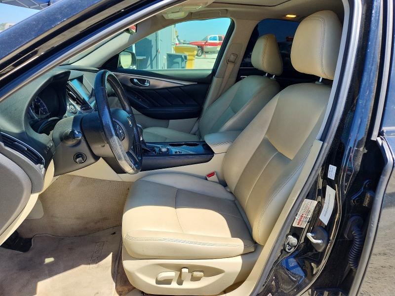 2016 Infiniti Q50 VIN JN1EV7AP3GM305994 COPART salvage auction — FRONT END, CA - SALVAGE CERTIFICATE, sold $625 on 2026-07-23 (photo 7)