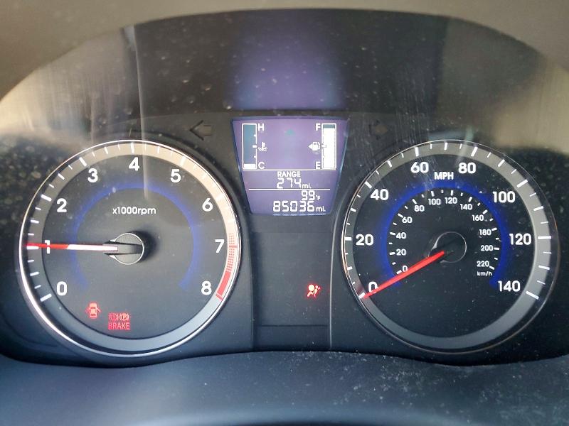2015 Hyundai Accent VIN KMHCU5AE0FU234158 COPART salvage auction — FRONT END, Fl - Cert Of Title Slvg Rebuildable, sold $950 on 2026-07-09 (photo 9)