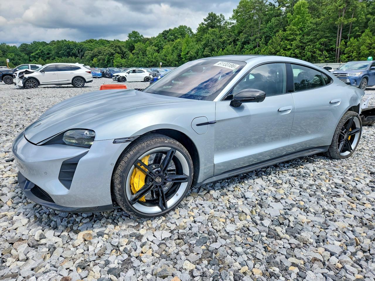 2020 Porsche Taycan VIN WP0AC2Y18LSA71897 — COPART salvage auction photo
