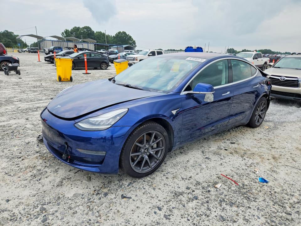 2019 Tesla Model 3 VIN 5YJ3E1EA0KF309140 COPART salvage auction — REAR END, Ga - Certificate Of Title (P), sold $7,900 on 2026-08-19 (photo 1)