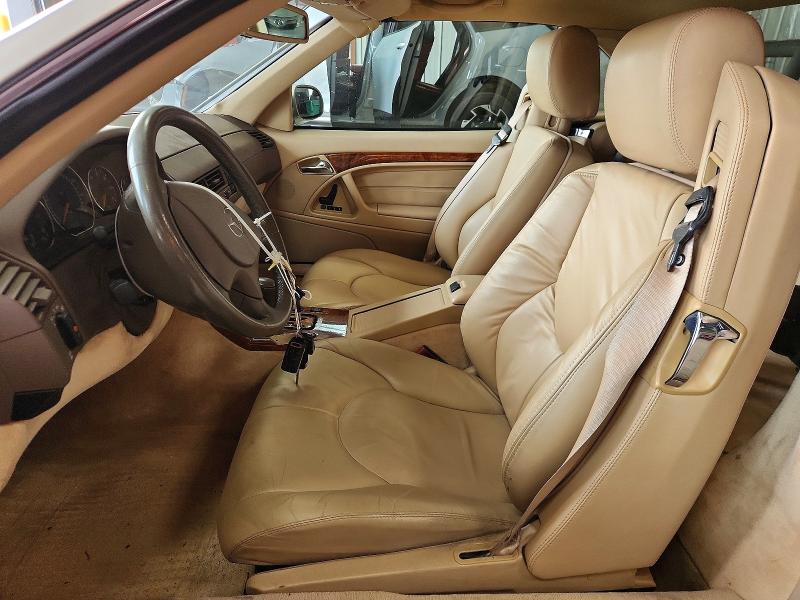 1999 Mercedes-benz Sl-class VIN WDBFA68F8XF186637 COPART salvage auction — FRONT END, WI - CERTIFICATE OF TITLE, sold $1,050 on 2026-07-27 (photo 7)