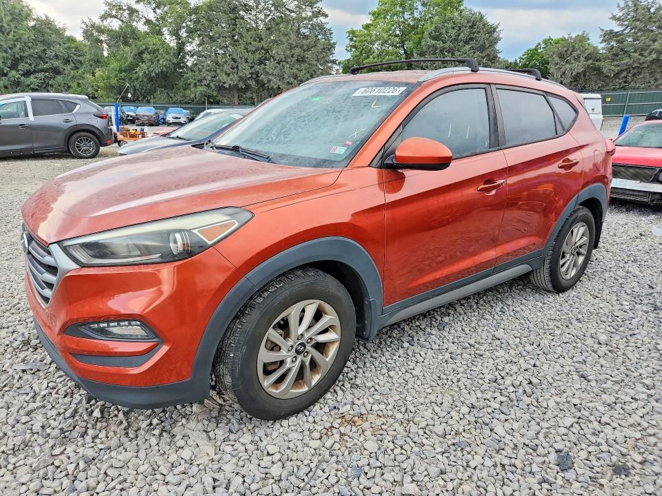 2017 Hyundai Tucson VIN KM8J33A46HU341353 COPART salvage auction — NORMAL WEAR, Fl - Certificate Of Title, sold $1,850 on 2026-07-21 (photo 1)