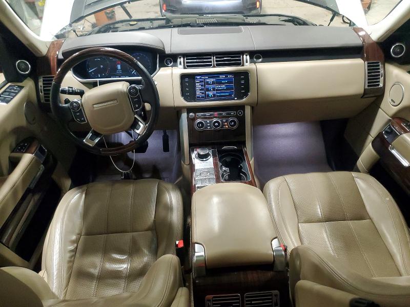 2013 Land rover RANGE ROVER VIN SALGS2DF6DA123023 COPART salvage auction — REAR END, Pa - Certificate Of Salvage, sold $4,050 on 2026-07-28 (photo 8)