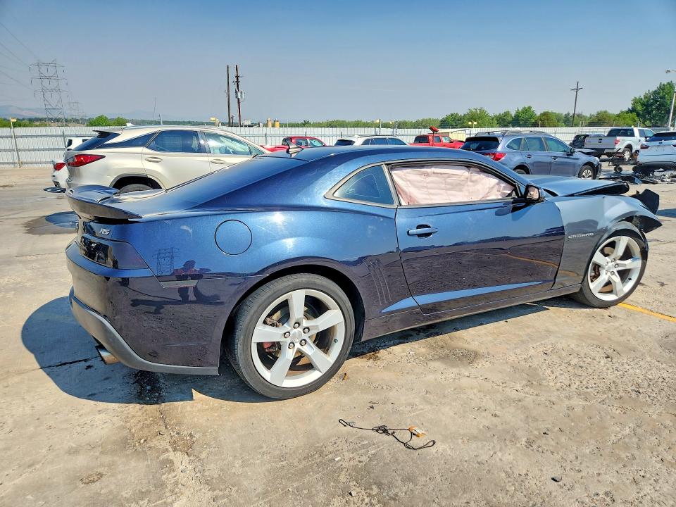 2014 Chevrolet Camaro VIN 2G1FB1E35E9213478 COPART salvage auction — FRONT END, Co - Public - Salvage Title, sold $275 on 2026-07-22 (photo 3)