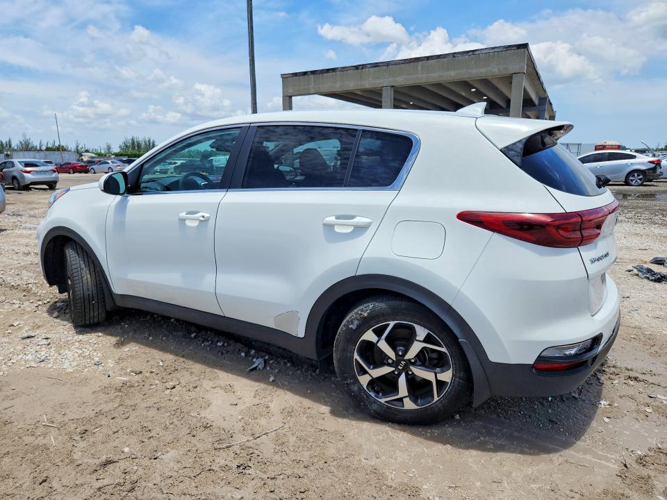 2020 Kia Sportage VIN KNDPM3AC8L7833554 COPART salvage auction — REAR END, Fl - Cert Of Title Slvg Rebuildable, sold $425 on 2026-07-30 (photo 2)