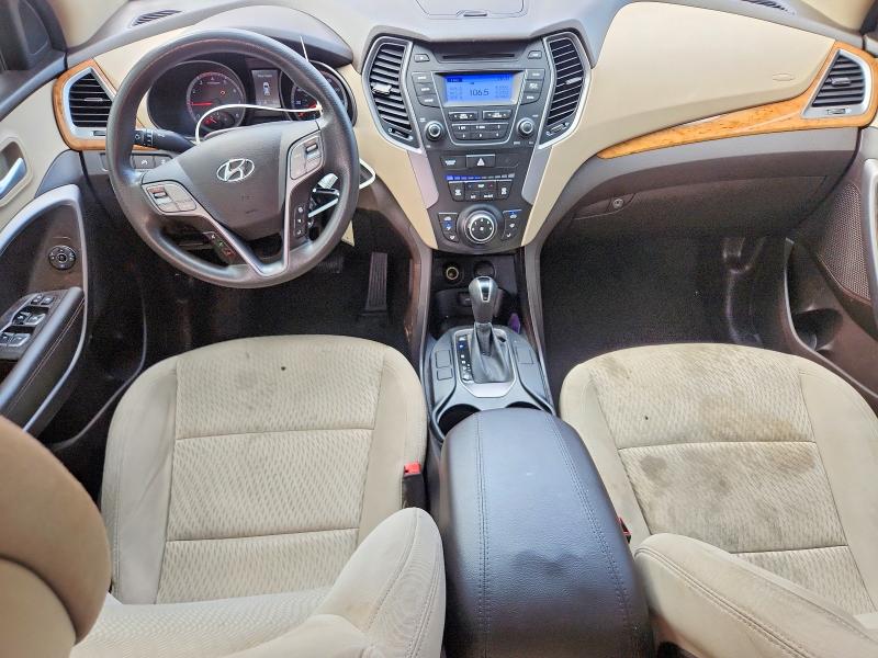 2016 Hyundai Santa fe VIN 5XYZTDLB6GG326179 COPART salvage auction — VANDALISM, Ct - Cert Of Title-Salvage, sold $1,700 on 2026-07-31 (photo 8)