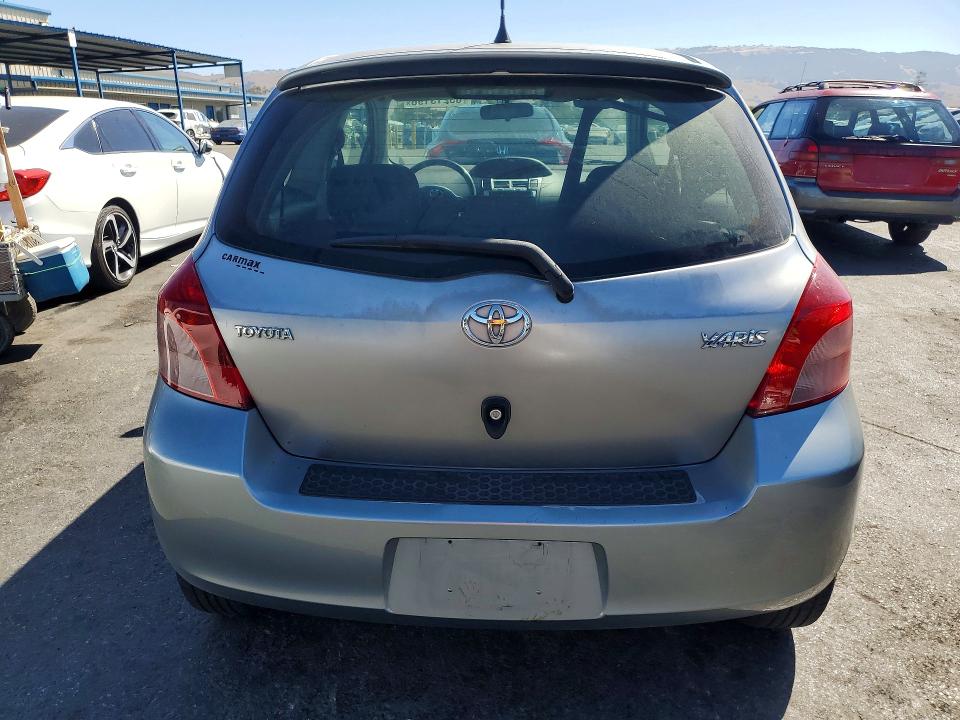 2007 Toyota Yaris VIN JTDJT923475055636 COPART salvage auction — MECHANICAL, CA - DIS/DLR/EXP APP FOR DUP CLEAN, sold $500 on 2026-07-30 (photo 6)