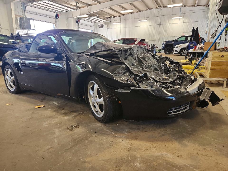 1998 Porsche Boxster VIN WP0CA2980WU623795 COPART salvage auction — FRONT END, MN - CERT OF TITLE-SALVAGE, sold $250 on 2026-07-21 (photo 4)