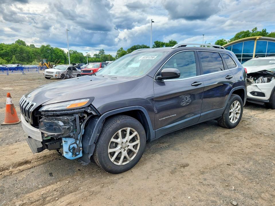 2017 Jeep Cherokee VIN 1C4PJMCB5HW545359 COPART salvage auction — FRONT END, CT - CERT OF TITLE-SALVAGE, sold $475 on 2026-07-23 (photo 1)