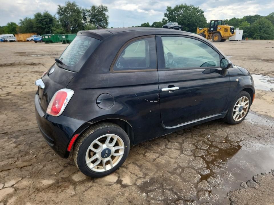 2013 Fiat 500 VIN 3C3CFFAR7DT534296 COPART salvage auction — MINOR DENT/SCRATCHES, Mt - Certificate Of Title, sold $400 on 2026-07-28 (photo 3)