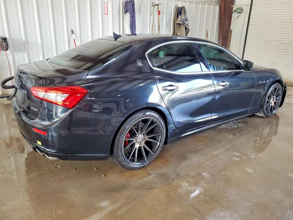 2014 Maserati Ghibli VIN ZAM57RTA9E1090028 COPART salvage auction — FRONT END, Pa - Cert Of Title, sold $2,100 on 2026-08-05 (photo 3)