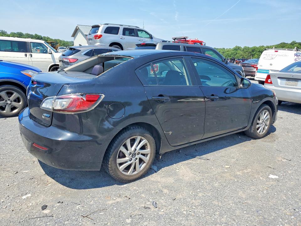 2013 Mazda 3 VIN JM1BL1VPXD1823059 COPART salvage auction — REAR END, Pa - Certificate Of Salvage, sold $325 on 2026-07-16 (photo 3)
